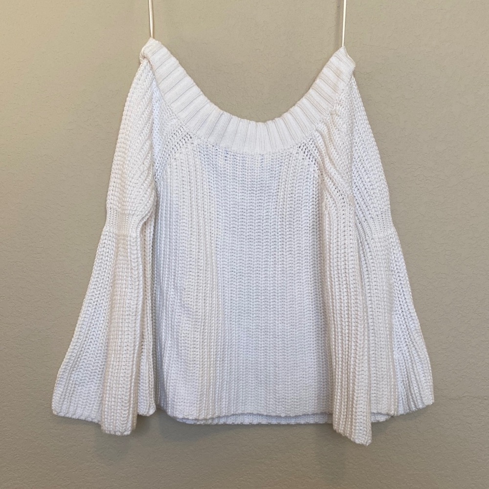 Off the shoulder sweater